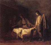 Samuel Dircksz van Hoogstraten Tobias's Farewell to His Parents oil on canvas
